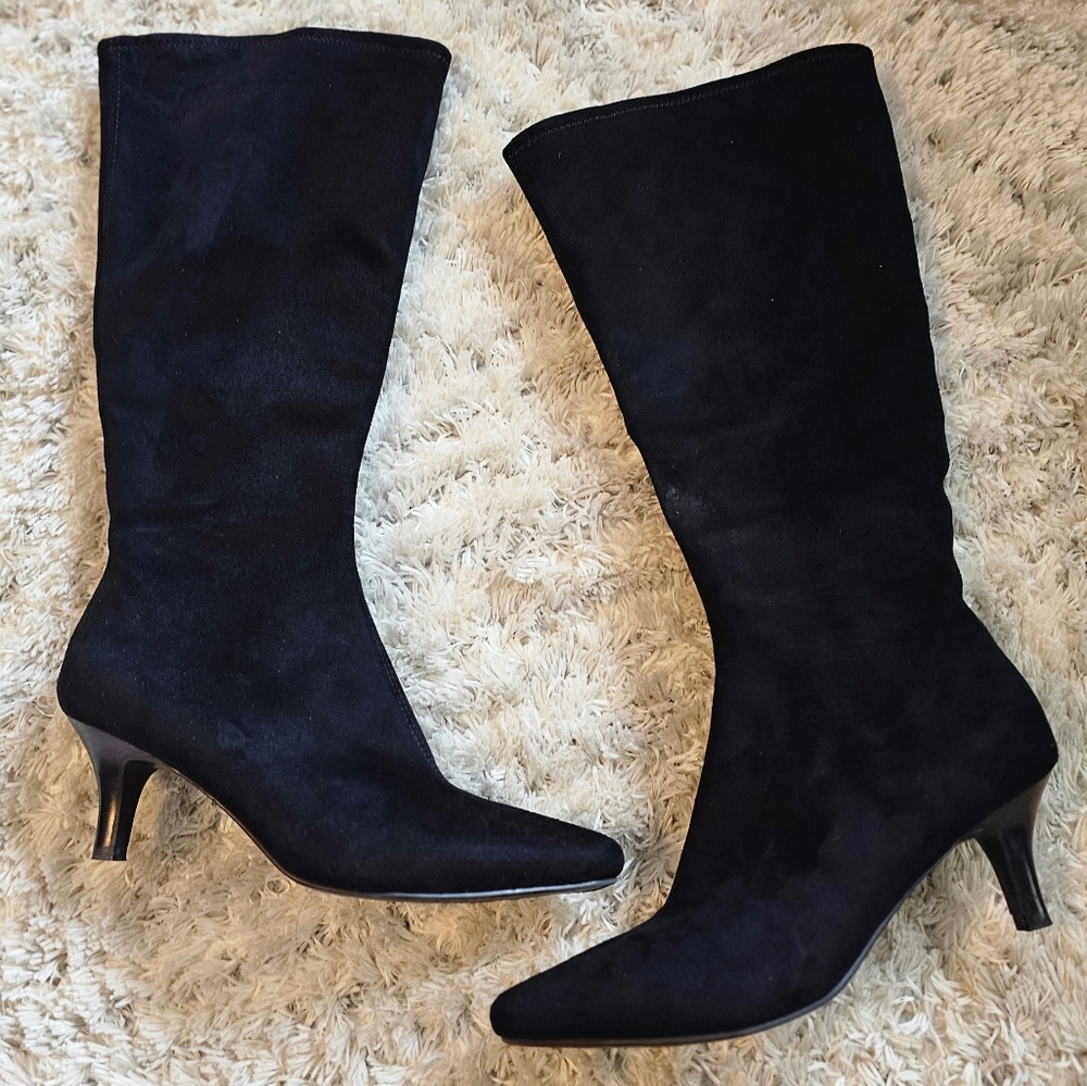 Ladies Black Impo Brand Norris Stretch Boots Size 9